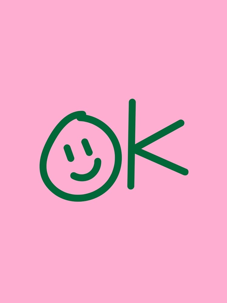 Ok Smiley Poster 4