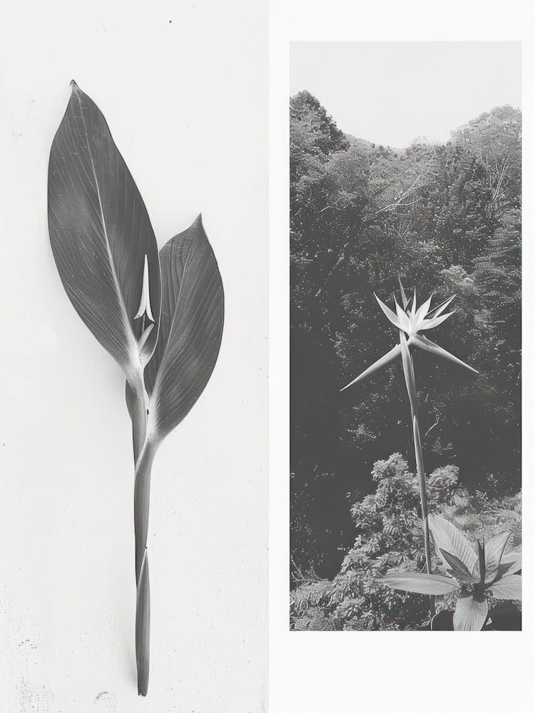 Bird Of Paradise Flower Photo Collage 4