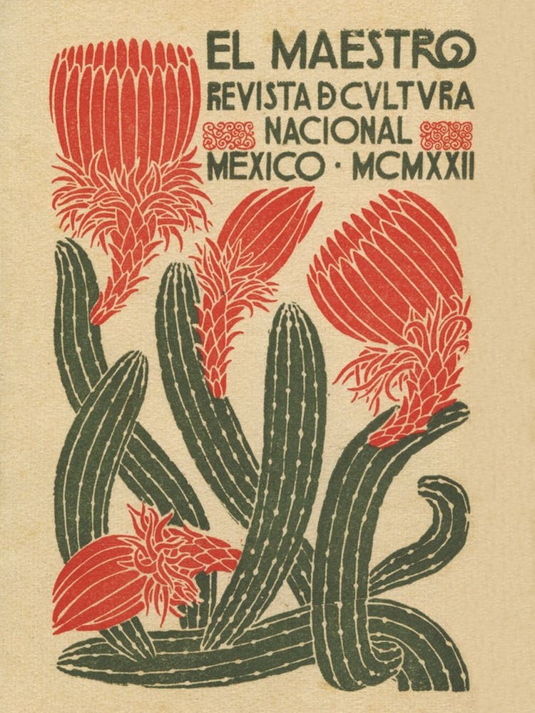 El Maestro Mexican Exhibition Poster