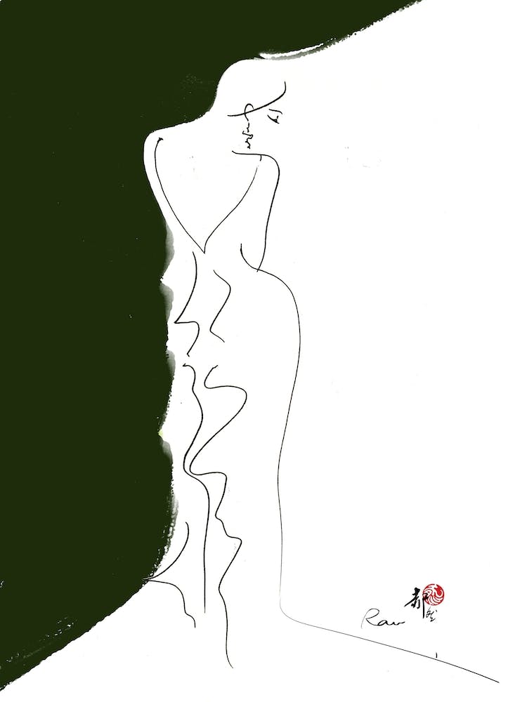 Woman In Dress
