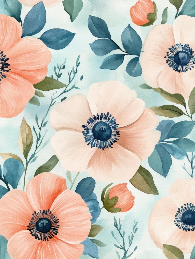 Watercolor Flowers 63