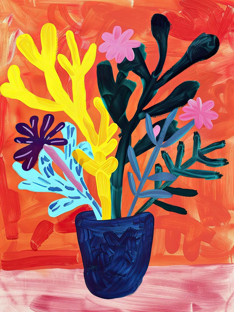Prismatic Garden Matisse Style