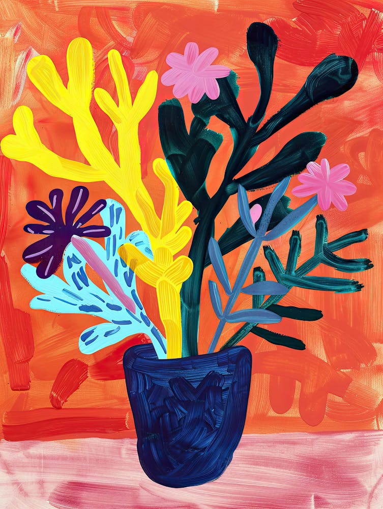 Prismatic Garden Matisse Style