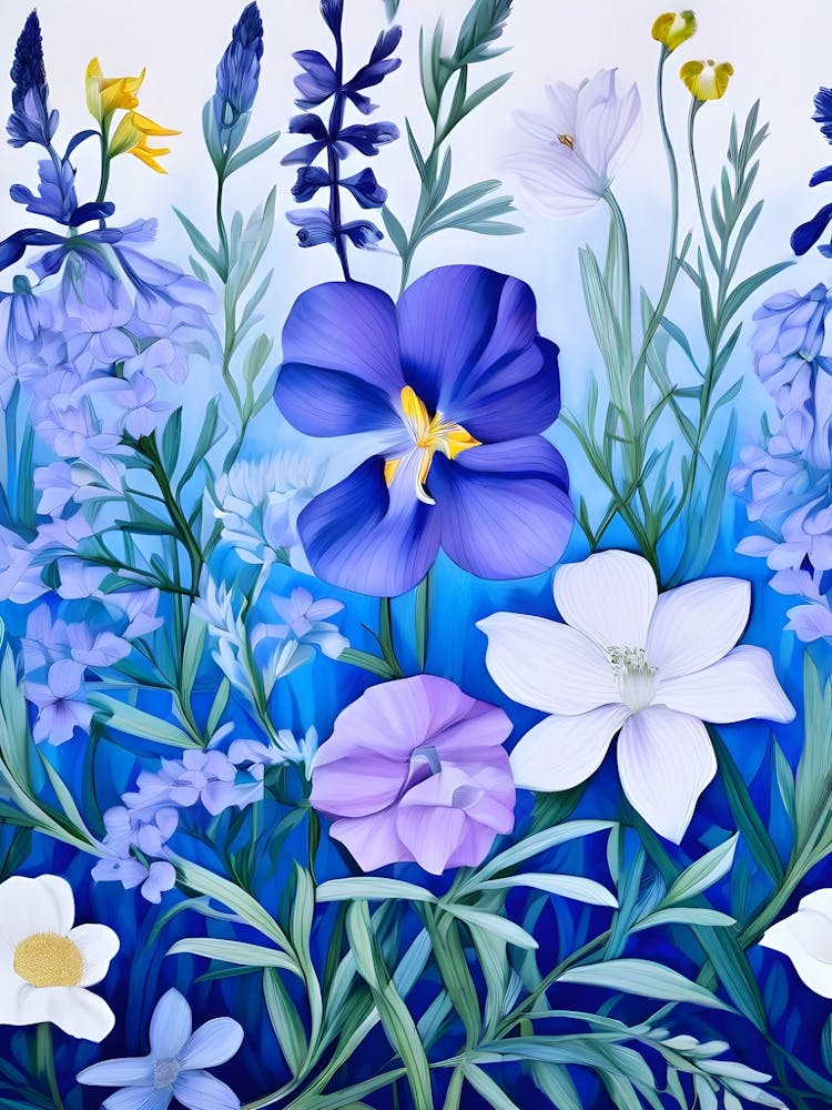 Fleurs bleues 18
