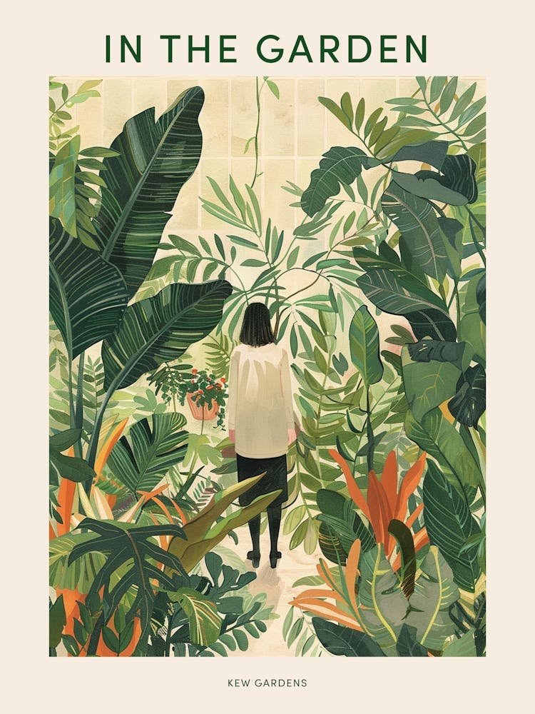 In The Garden Poster Kew Gardens England 15