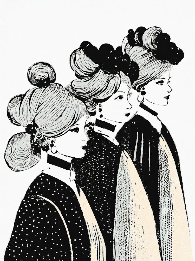 Three Victorian Ladies