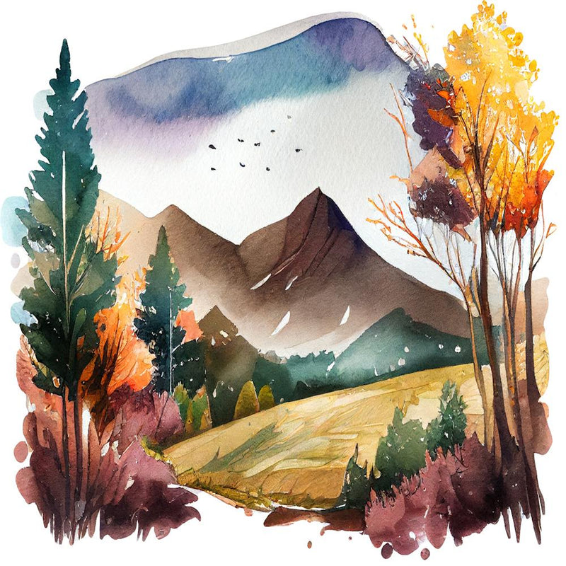 Watercolor Landscape Painting 22