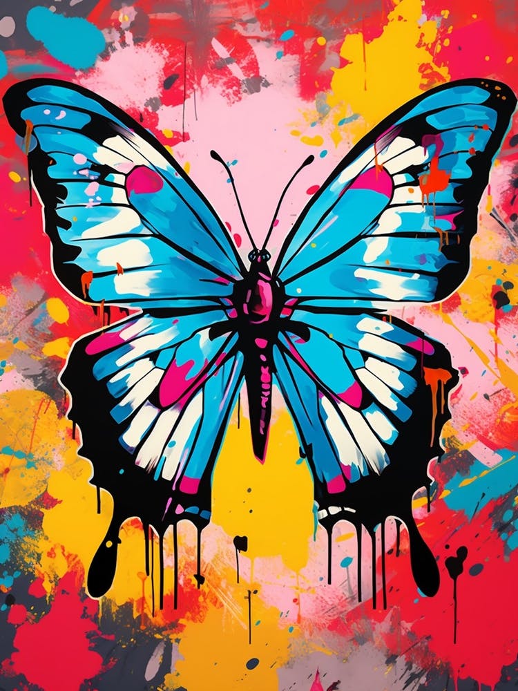 Pop Art Brimstone Butterfly 2