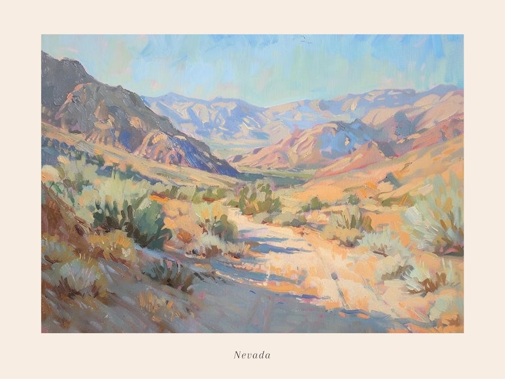 Western Landscapes Nevada 4 Poster