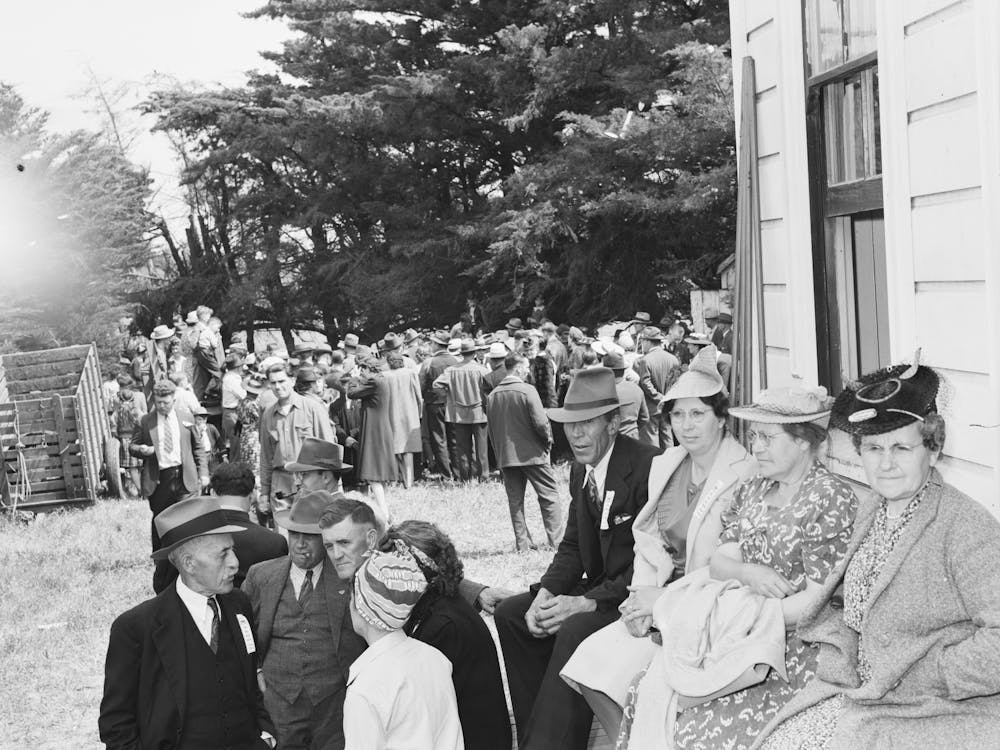 Untitled Photo, Possibly Related To Crowd At The Portuguese American Holy Ghost Festival, Petaluma, California By