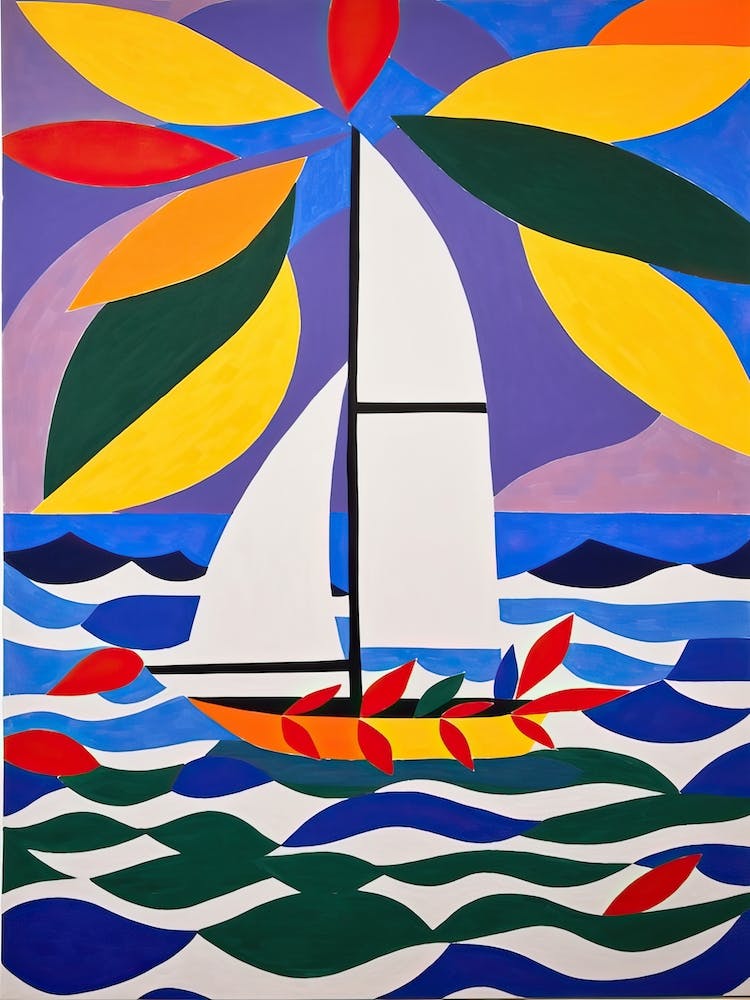 Sailing In The Style Of Matisse 2