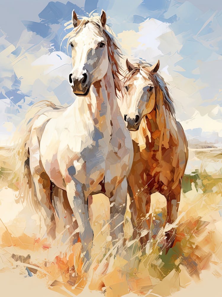 Horses Painting In Outback, Australia 4