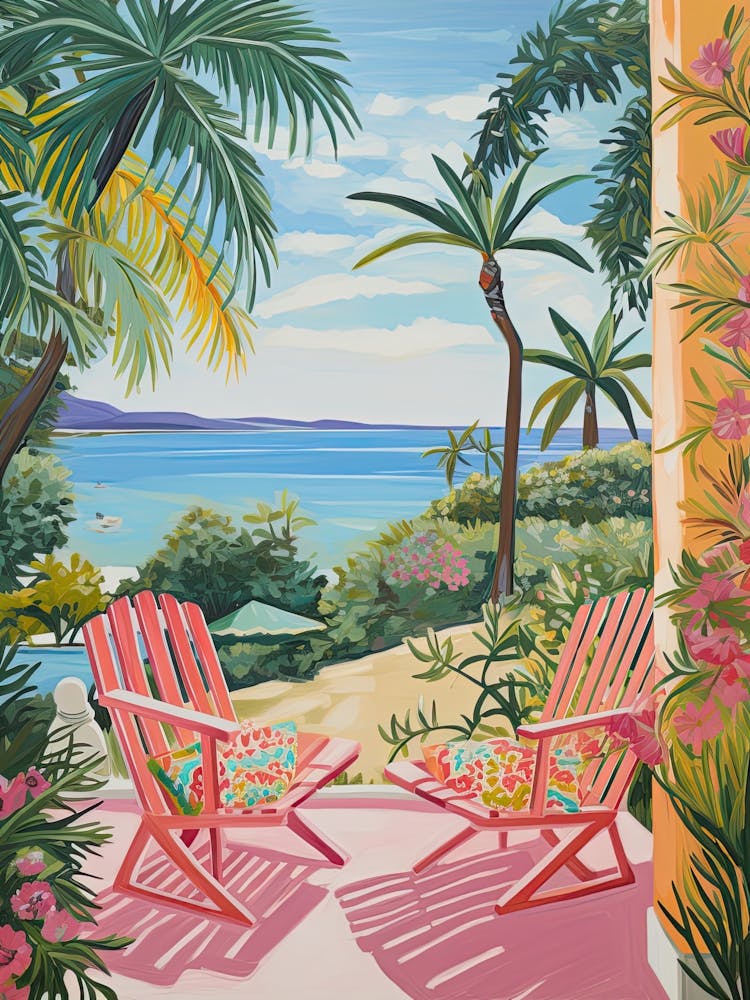 Palm Beach, Australia, Matisse And Rousseau Style 4