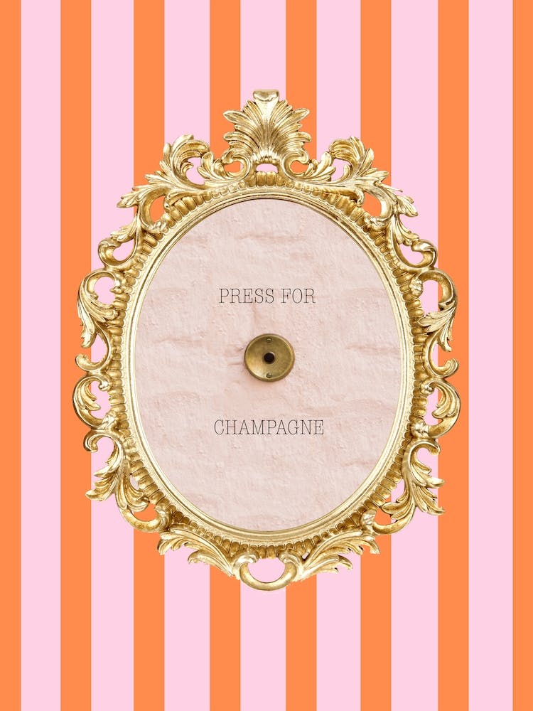 Striped Press For Champagne