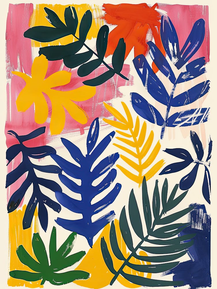 Neon Flora Matisse Style