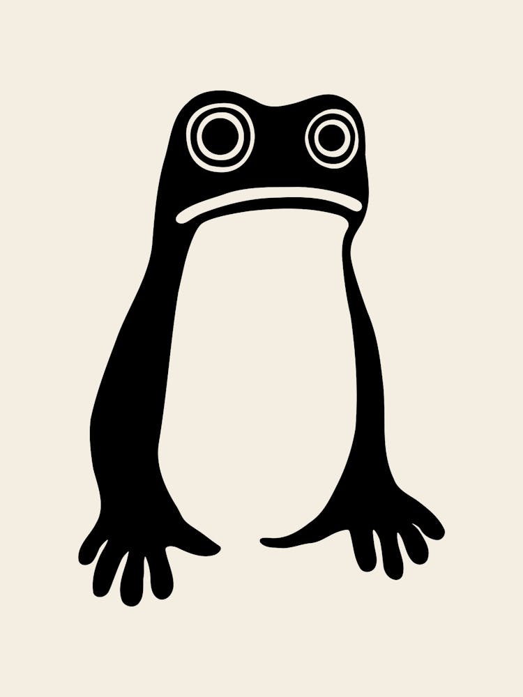 Der schwarze Frosch