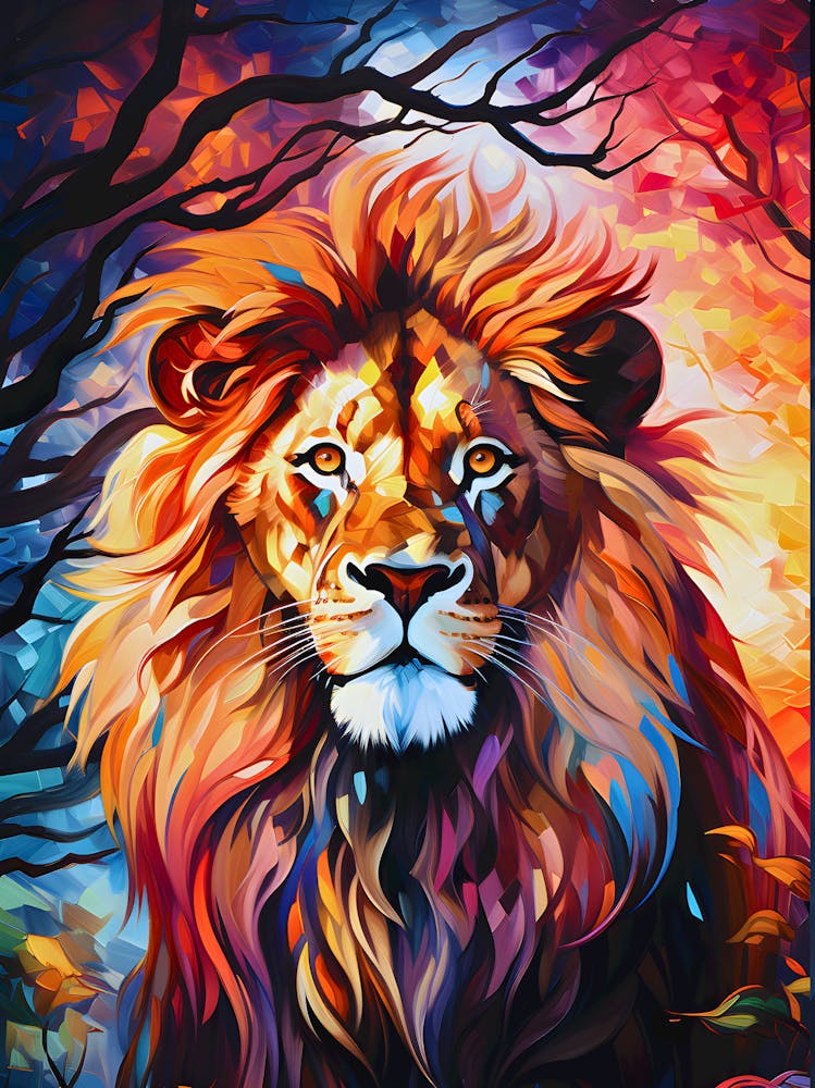 Lion Painting 1