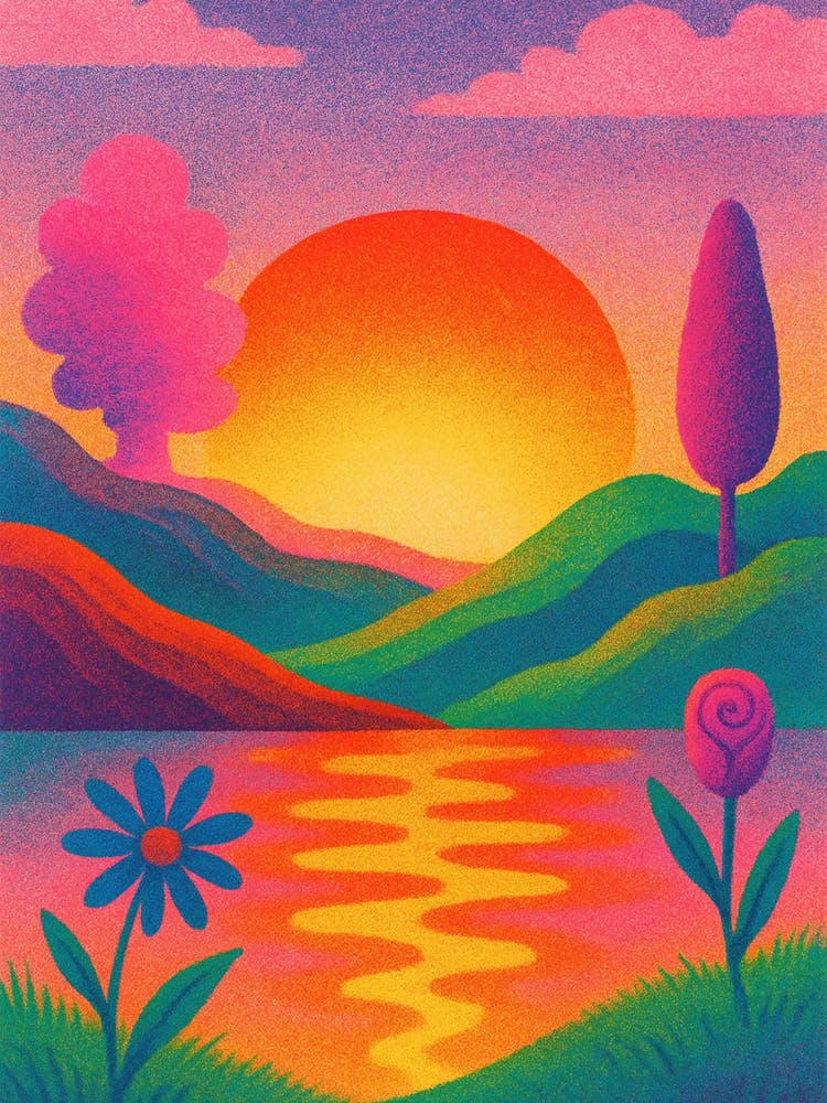 Sunset At The Lake 3