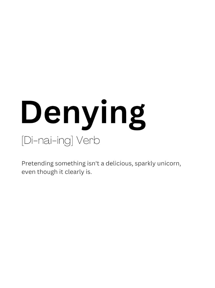 Denying Definition Meaning 1