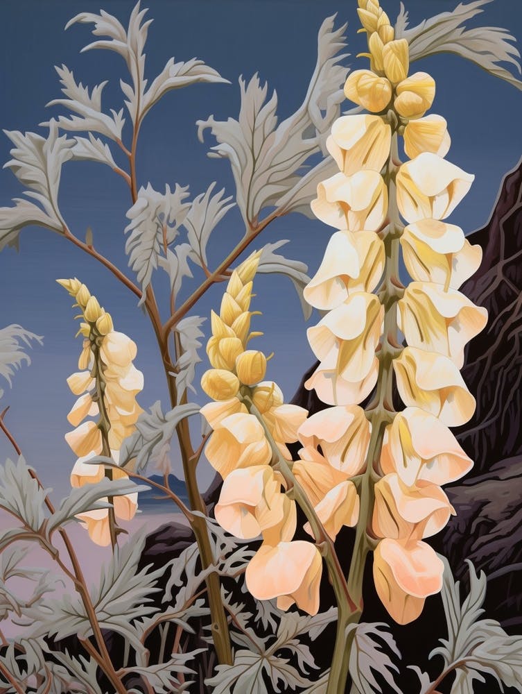 Aconitum 1 Flower Painting
