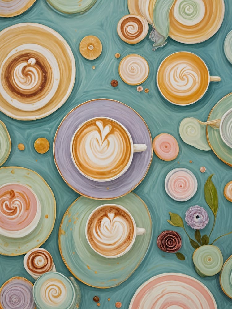 Coffee Latte Abstract