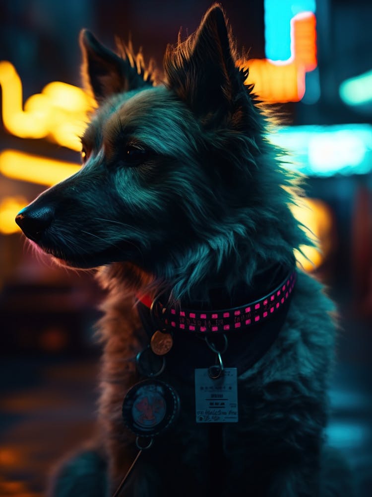 Neon Hund 3