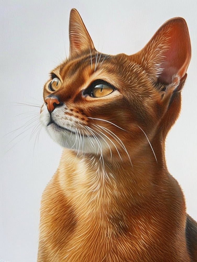 Peinture de Chat Abyssin 3