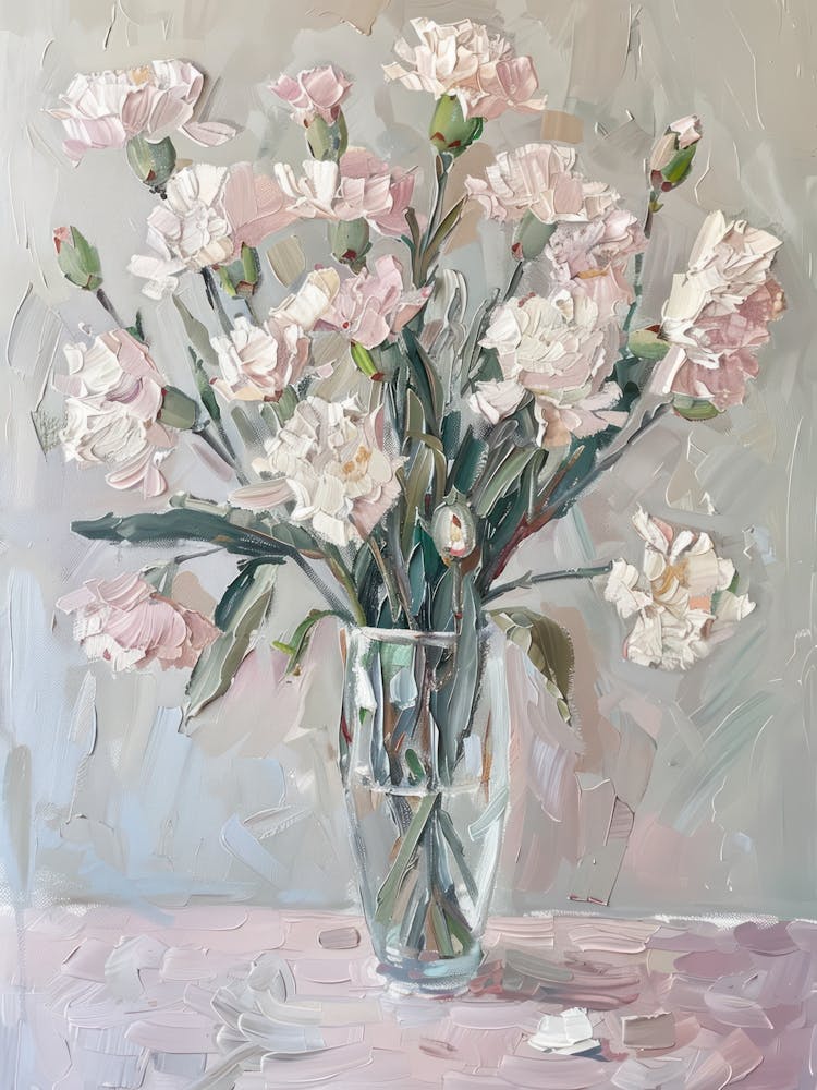 A World Of Flowers Carnation 3 Painting