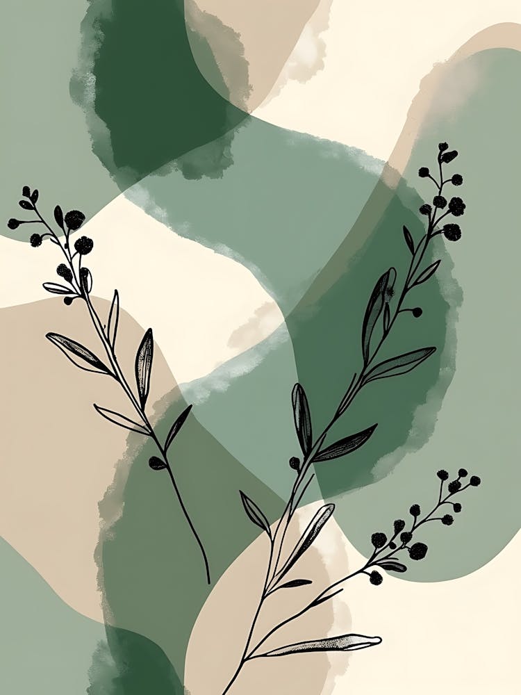 Luftiger Salbei-Botanischer Wirbel
