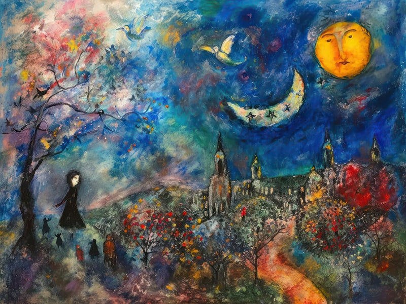 Contemporary Artwork Inspired By Marc Chagall 2