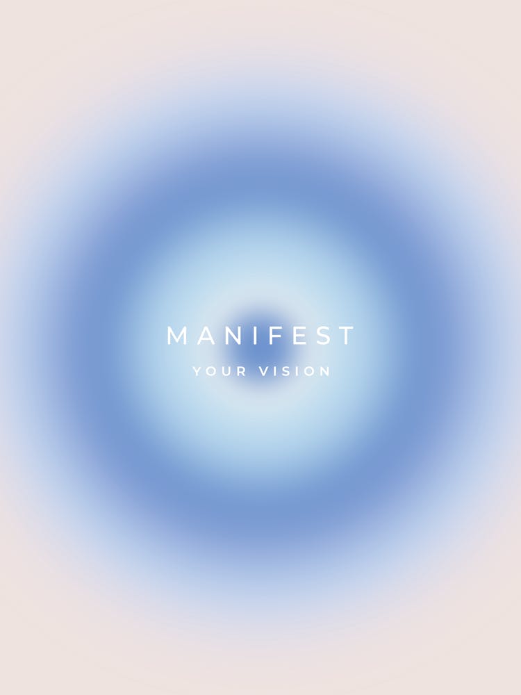 Manifest Your Vision Aura Gradient