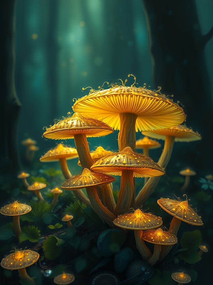 Mushrooms In The Forest 5