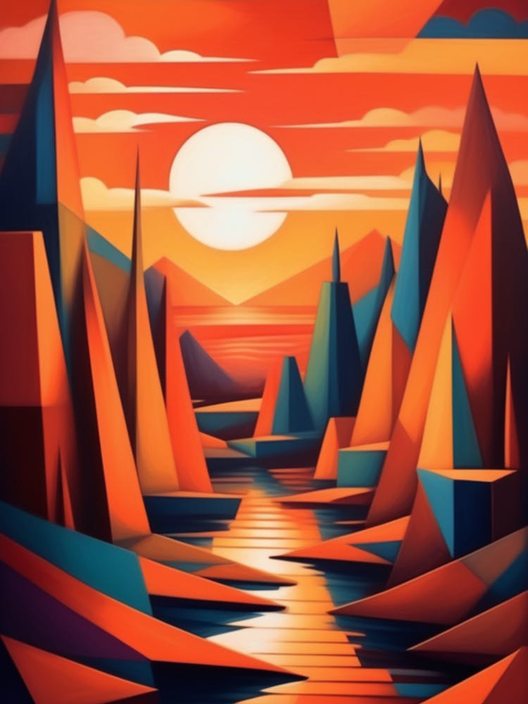 Abstract Landscape Painting 4