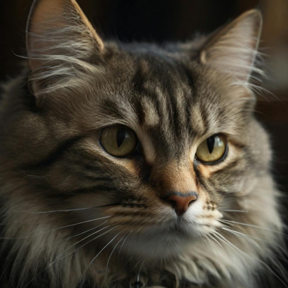 Cat Stares At The Camera