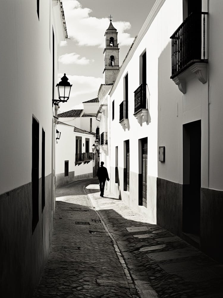 Ronda, Spain, Black And White Analogue Photography 4