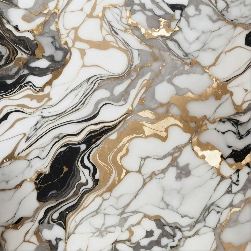 Black And Gold Marble Texture 1