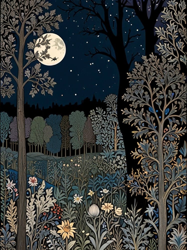 William Morris Night In The Woods 28