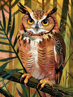 Owl In The Forest 3