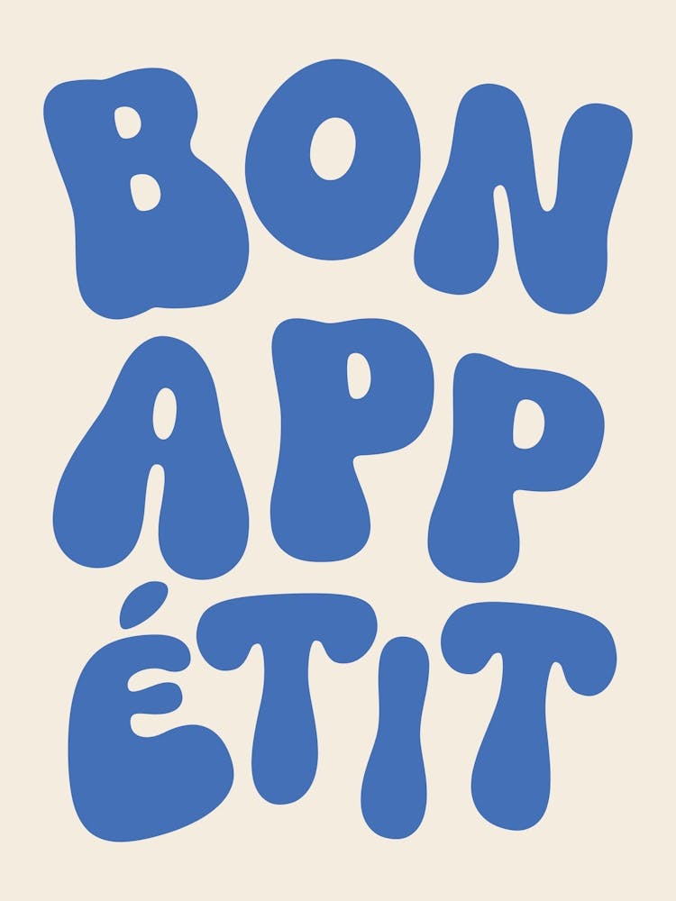 Bon Appetit - Blue
