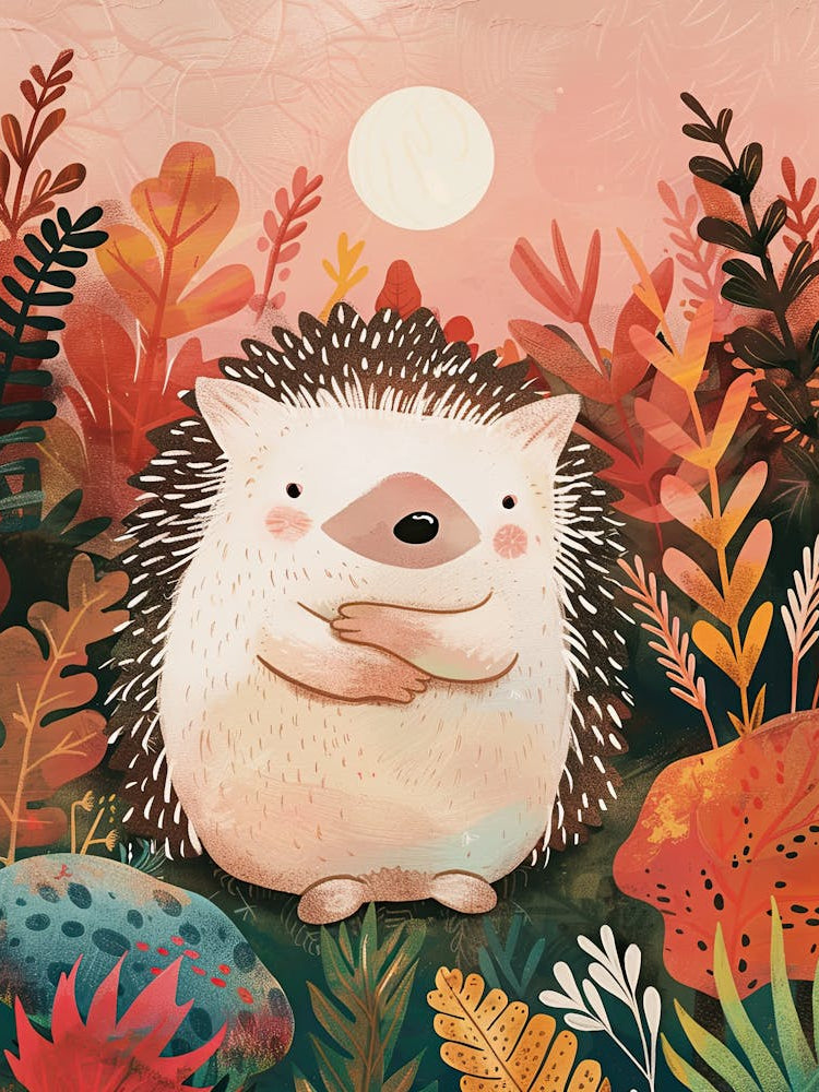 Hedgehog And Sunshine Children Prints & Kids Posters