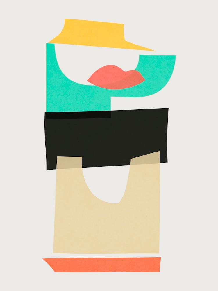 Harmonious abstract collage 18