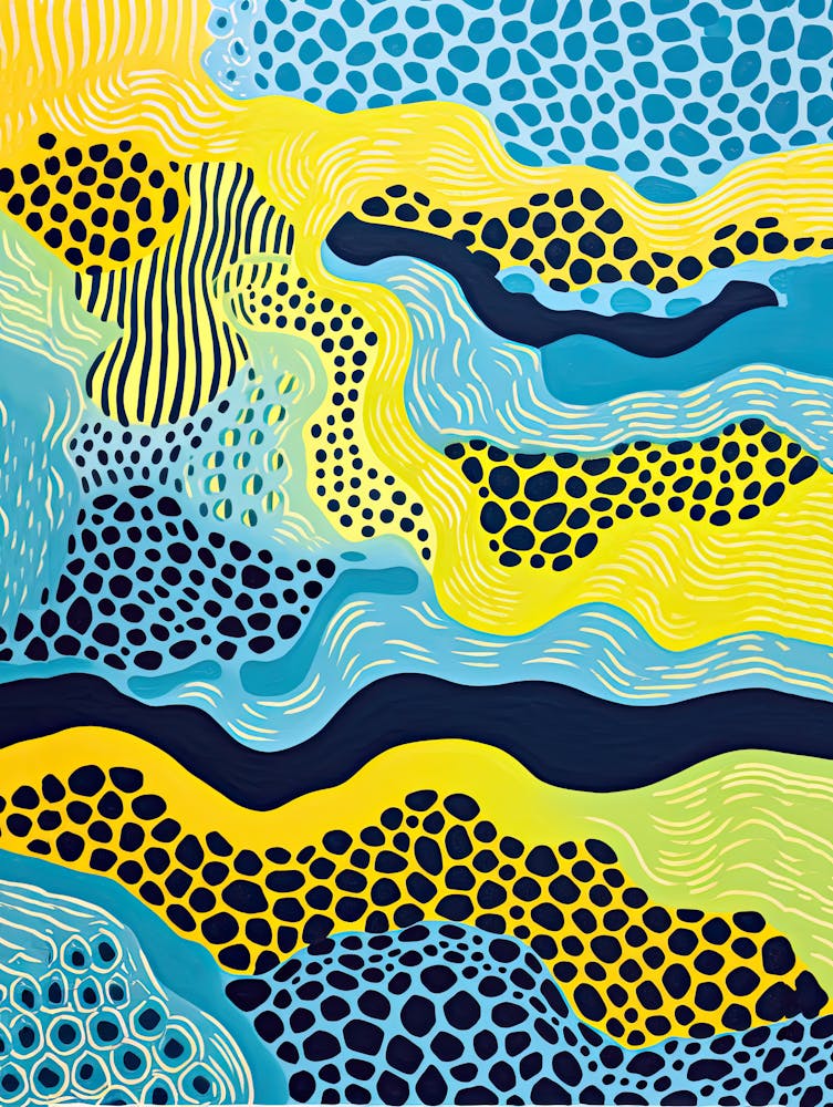 Bioluminescent Echoes In Space Abstract Motion