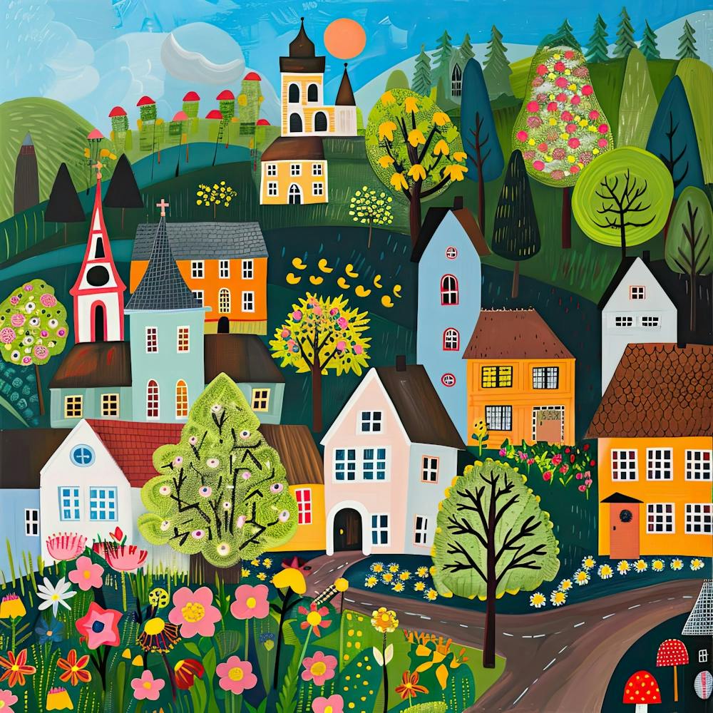 Kids Travel Illustration Germany 4