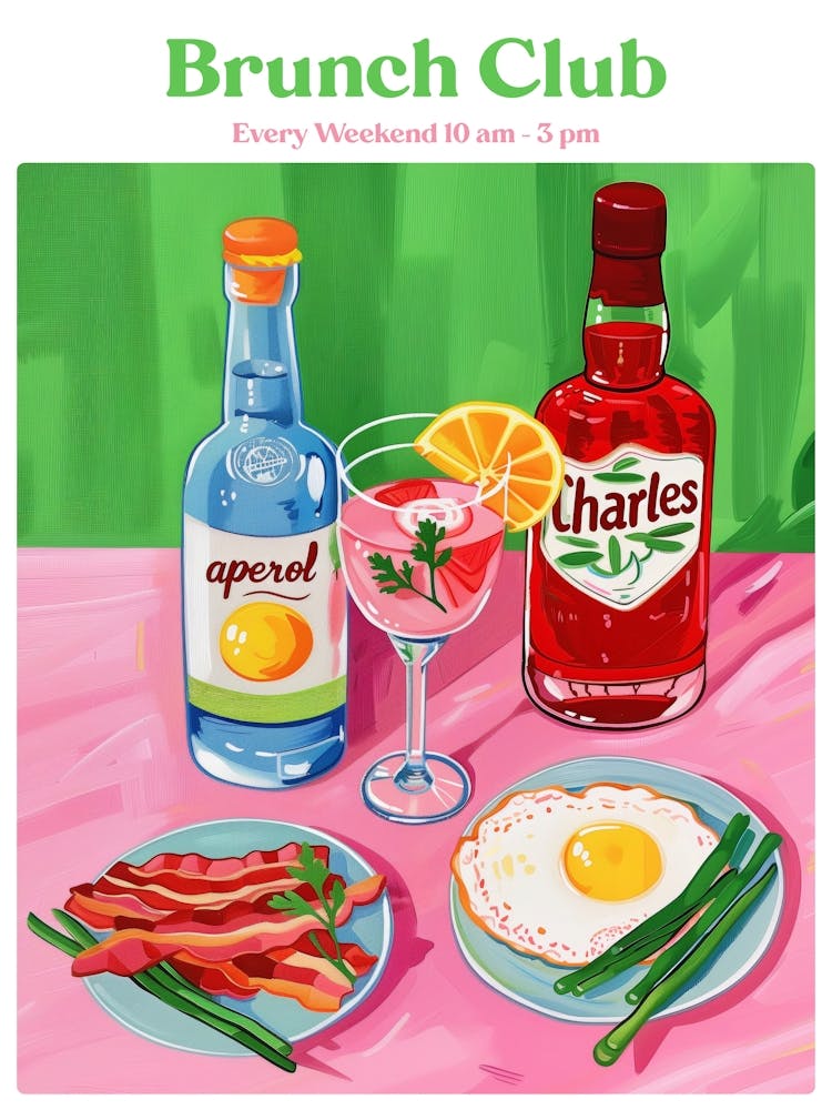 Boho Poster Club 4 Brunch Club