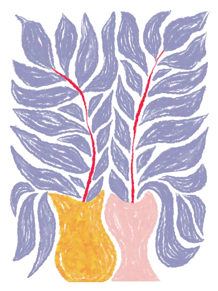 Feuilles Violettes