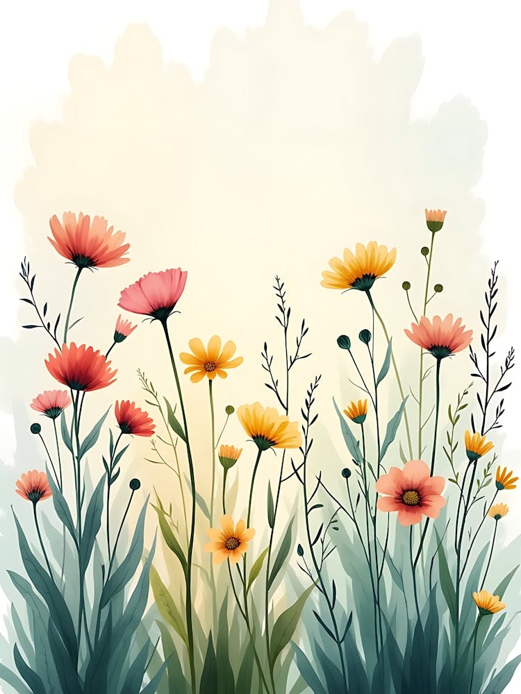 Simple Botanical Statement For Serene Spaces