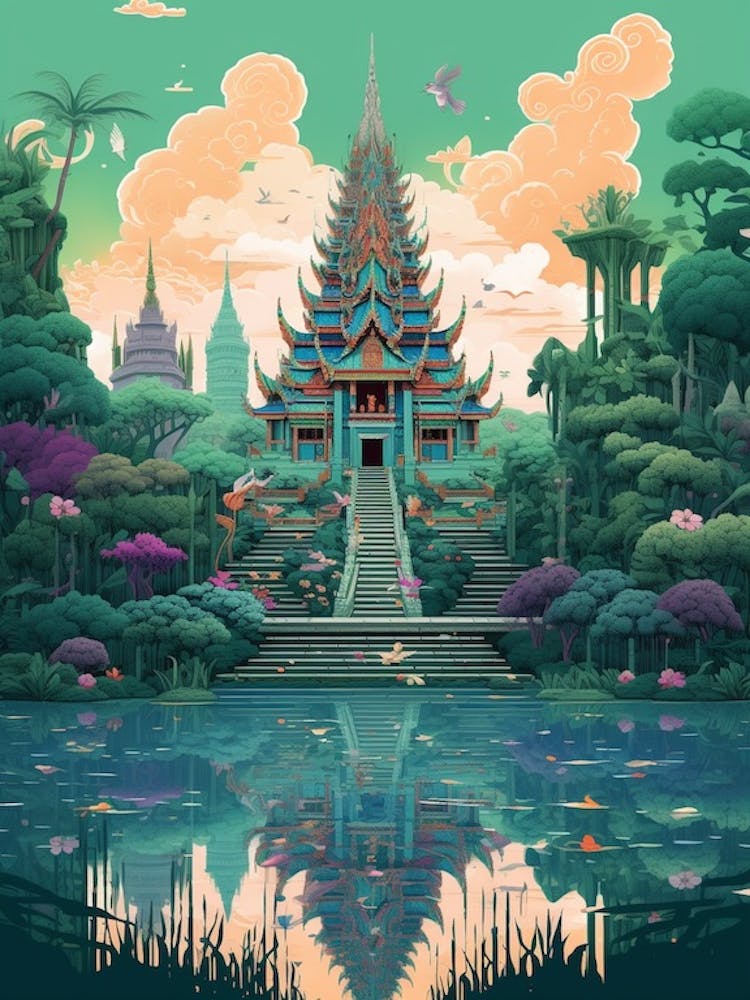 Temple Of The Emerald Buddha, Bangkok Thailand