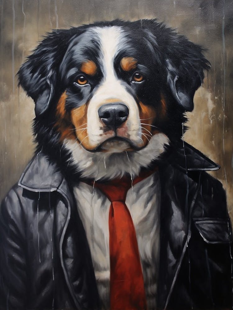 Gangster Dog Bernese Mountain Dog
