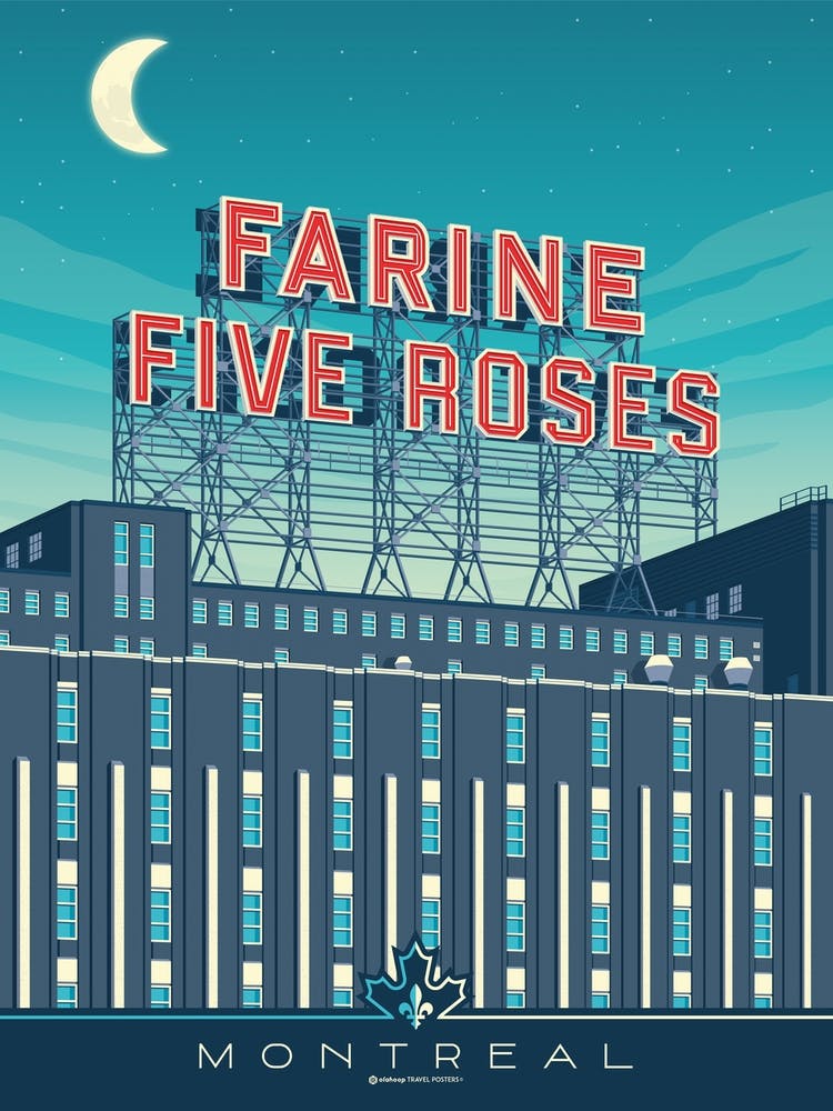 Montreal Canada Farine Five Roses