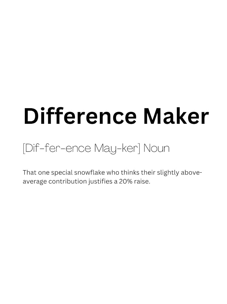Difference Maker Definition Meaning